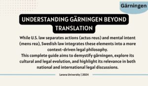 Understanding Gärningen Beyond Translation ...