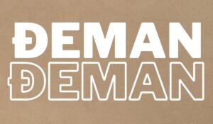 Five spelling the word Đeman, representing symbolic language and cultural identity. - NEWS TAKER