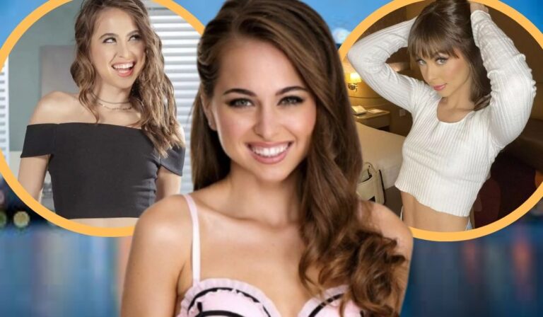 Riley Reid outside her luxury mansion in California in 2025