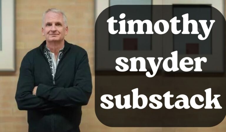 Timothy Snyder Substack