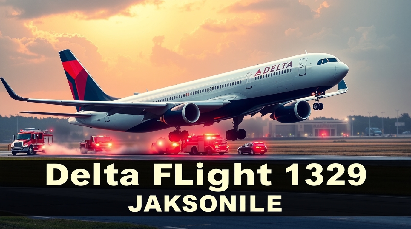 delta flight 1329 emergency landing jacksonville