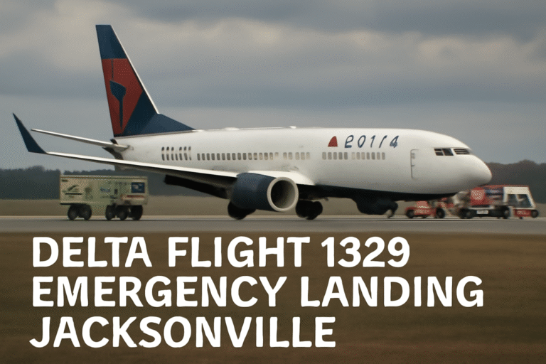delta flight 1329 emergency landing jacksonville