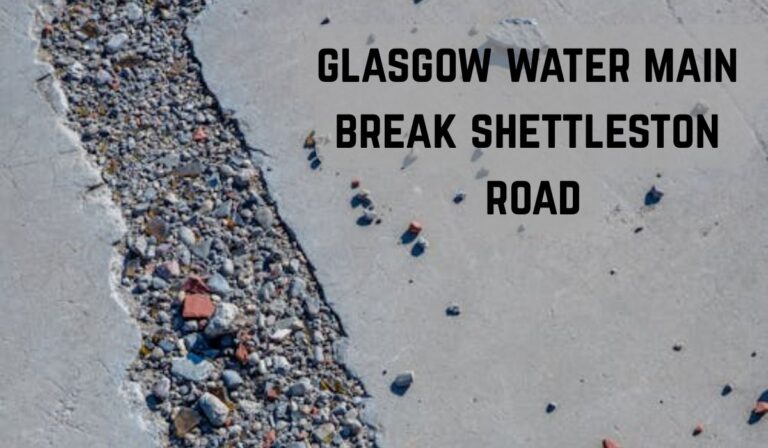 Glasgow Water Main Break on Shettleston Road
