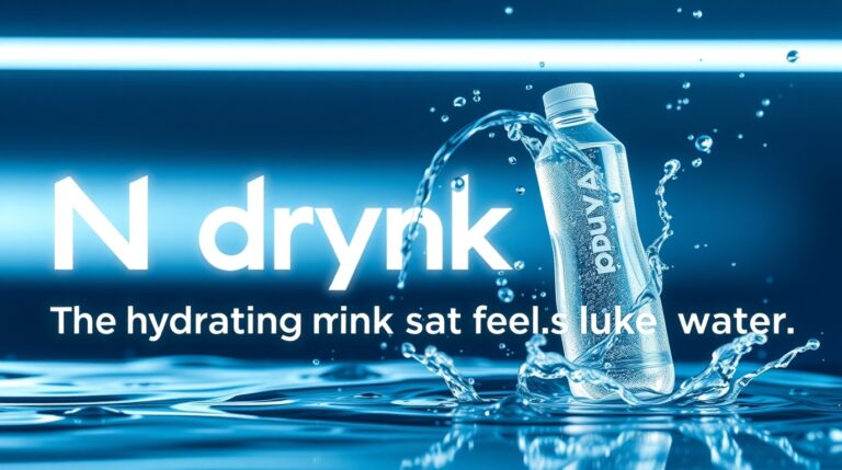 Ndrynk: The Hydrating Energy Drink That Feels Just Like Water Ndrynk