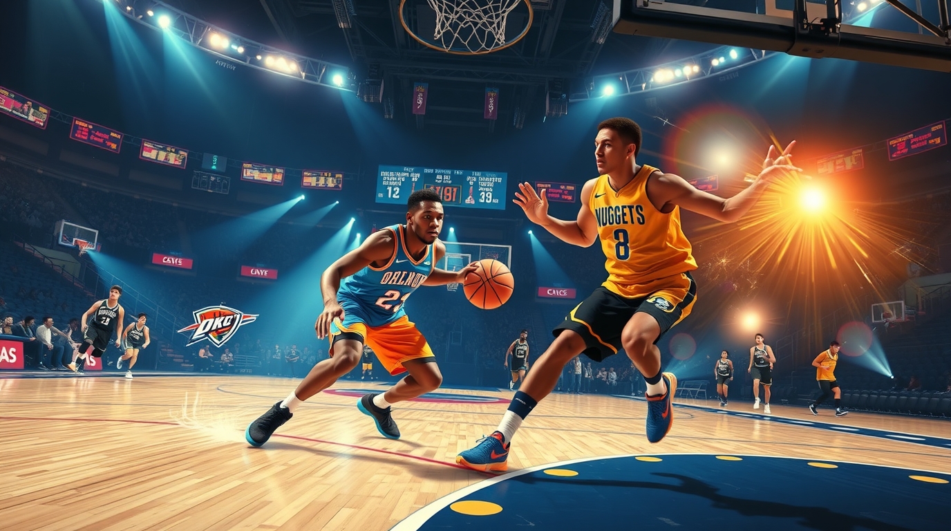 okc thunder vs denver nuggets match player stats