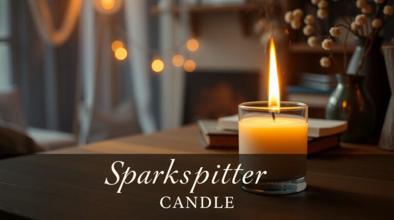 Sparkspitter Candle