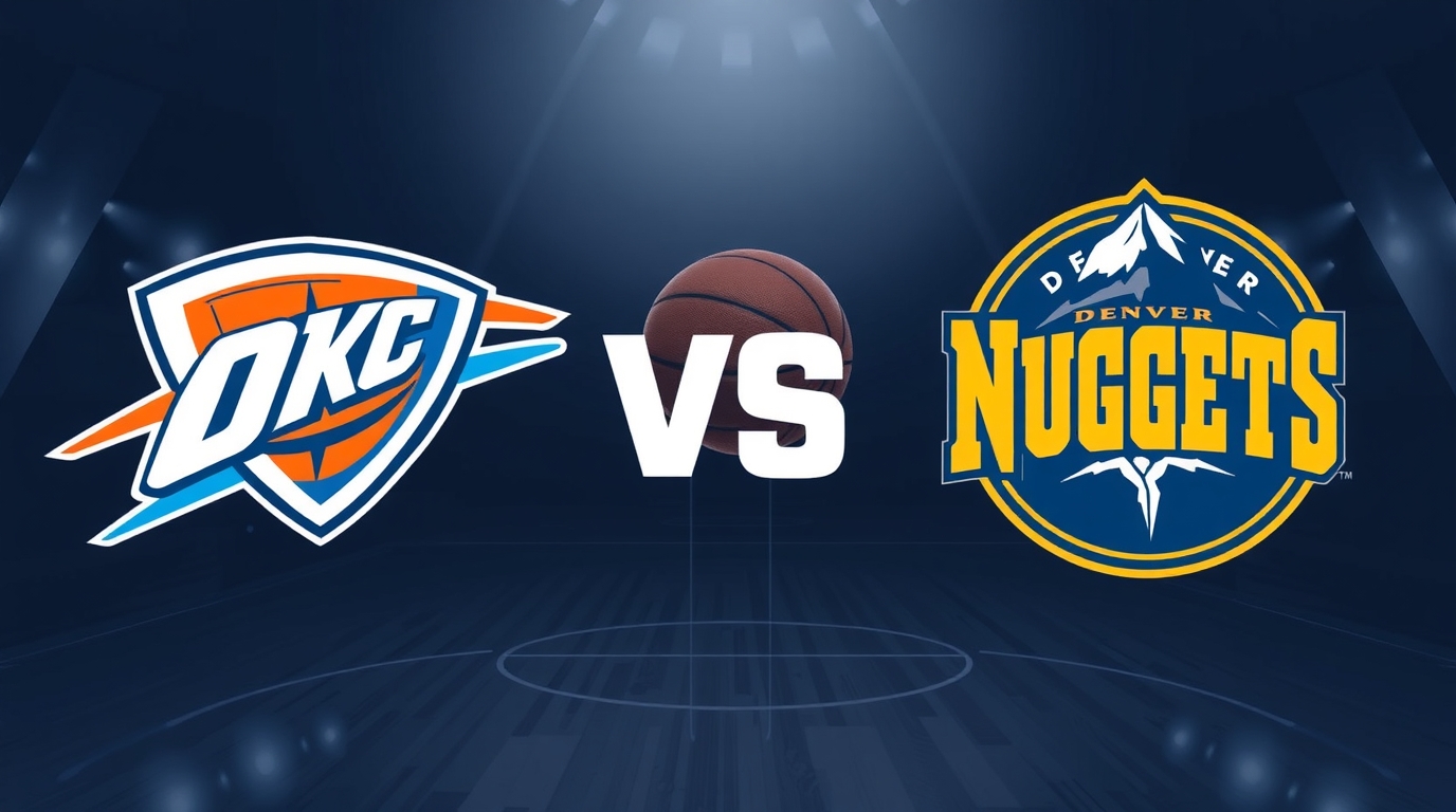 okc thunder vs denver nuggets match player stats