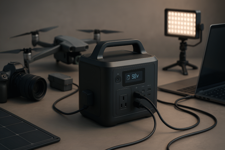 Portable Power Station for Photographers: Charging Cameras and Drones On-Site