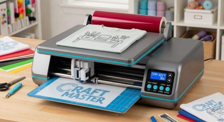 All-in-One Craft Solution: Heat Press and Cutting Machine All-in-One Craft Solution- Heat Press and Cutting Machine