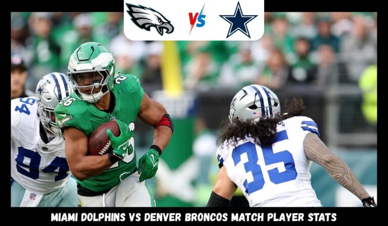 Dallas Cowboys vs Philadelphia Eagles Player Stats