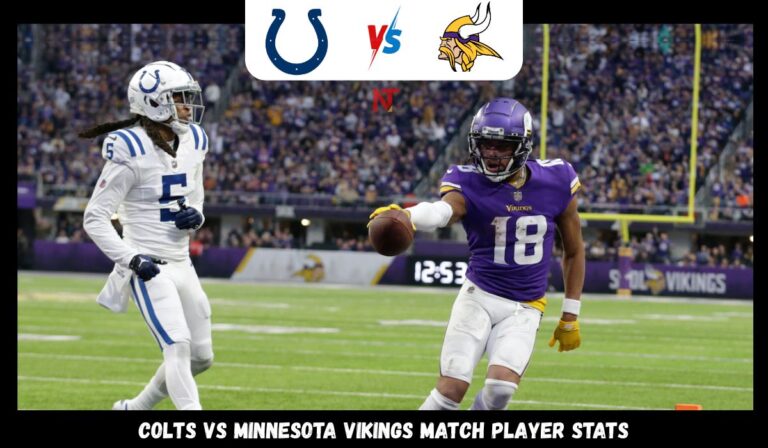 Colts vs Minnesota Vikings Match Player Stats