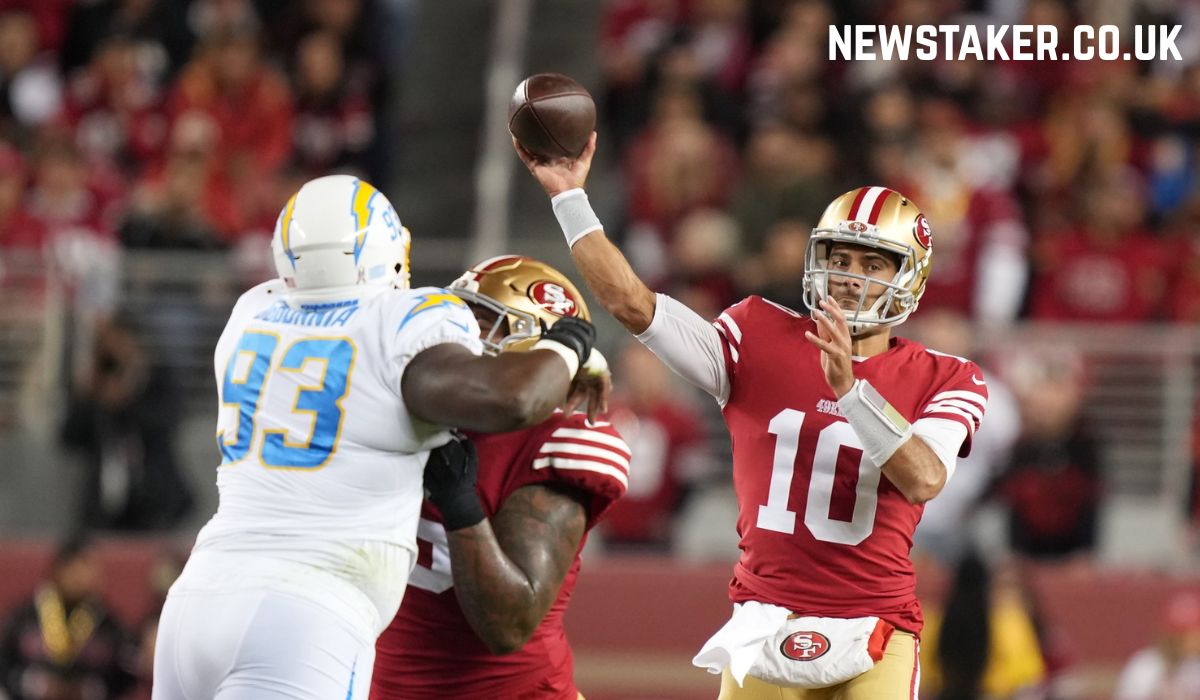 Los Angeles Chargers vs 49ers Match Player Stats