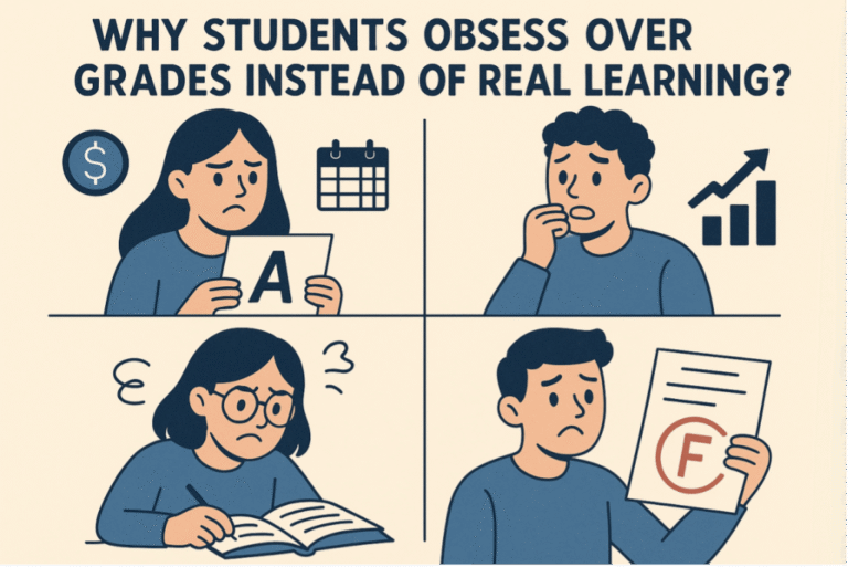 Why Students Obsess Over Grades Instead of Real Learning? Why Students Obsess Over Grades Instead of Real Learning?